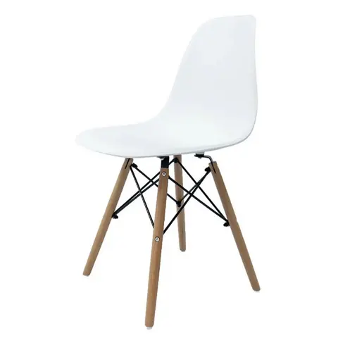BANQUETA EAMES CHARLES BRANCA