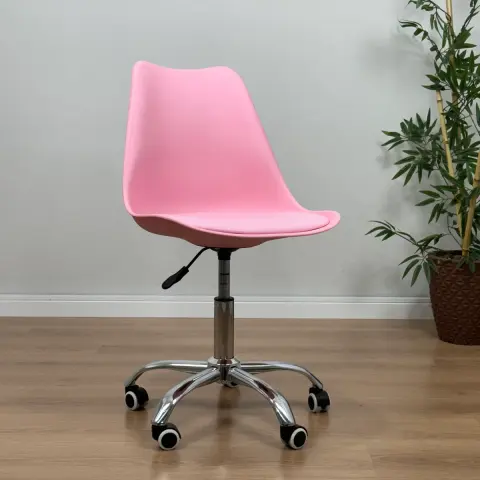 CADEIRA EIFFEL GIRATORIA ROSA