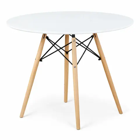 MESA REDONDA EIFFEL 100 BRANCA