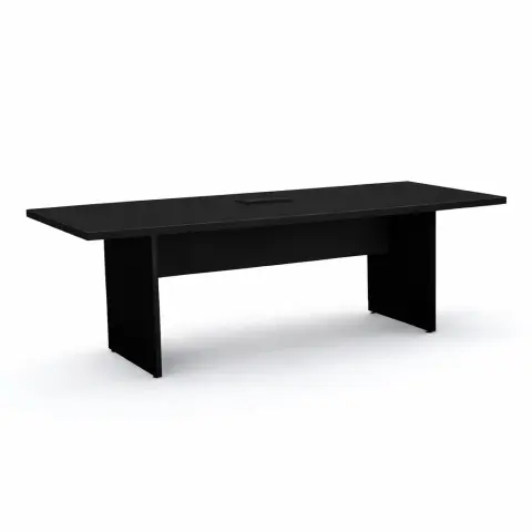 MESA RETA REUNIAO 40MM PRETO