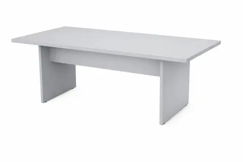MESA RETA REUNIAO 40MM CRISTAL