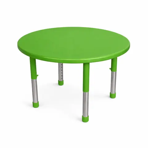 MESA PLASTICO REDONDA 8065 VERDE