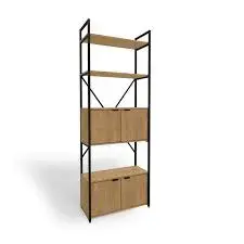 ESTANTE COM PORTAS KAPPES FREIJO