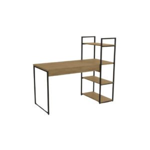 Mesa de Escritório com Estante Industrial