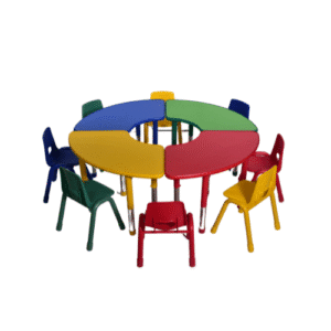 Conjunto Escolar Infantil Circular Multicolorido